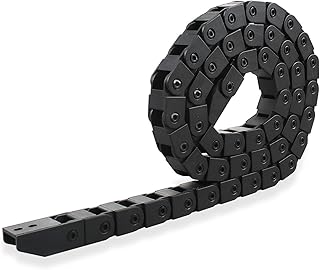 Cable Drag Chain, 1M Cable Carrier Plastic Cable Drag Chain 3D Printer Drag Chain for 3D Printers CNC Machine Tools (10x10mm)