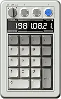 8Bitdo Teclado Numérico Mecânico Retrô De 18 Teclas, Compatível Com Pc E Modo Calculadora Padrão, Hot-Swappable, Botão Atalho, Bluetooth/2.4G/Com Fio Para Windows Android - Edição M