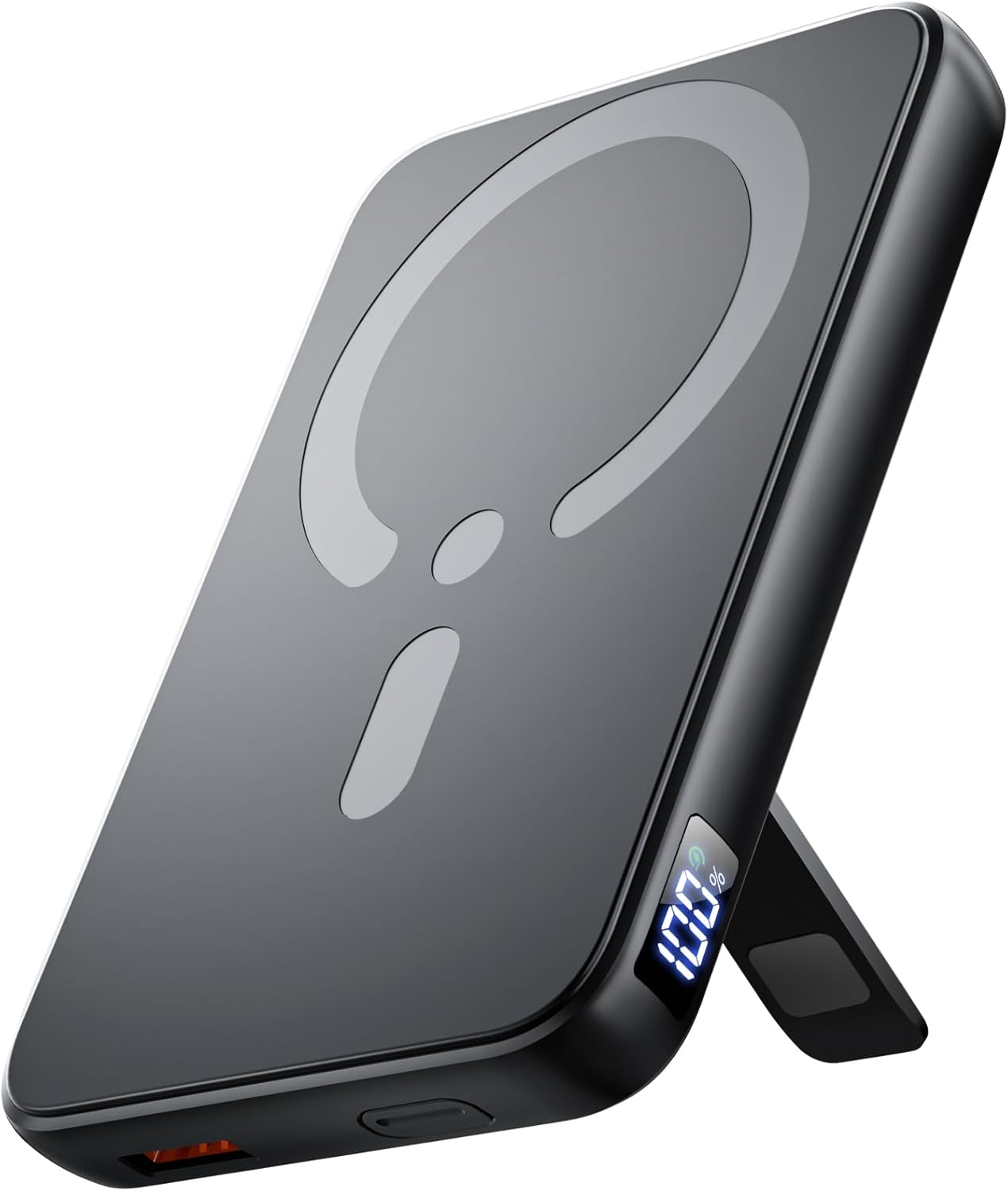 for Magsafe Portable Charger, 12000mAh Wireless Magnetic Power Bank with Stand& PD 20W Fast Charging, for Magsafe Battery Pack Compatible with iPhone 17/16/15/14/13 Series,Powerbank for Travel Cruise