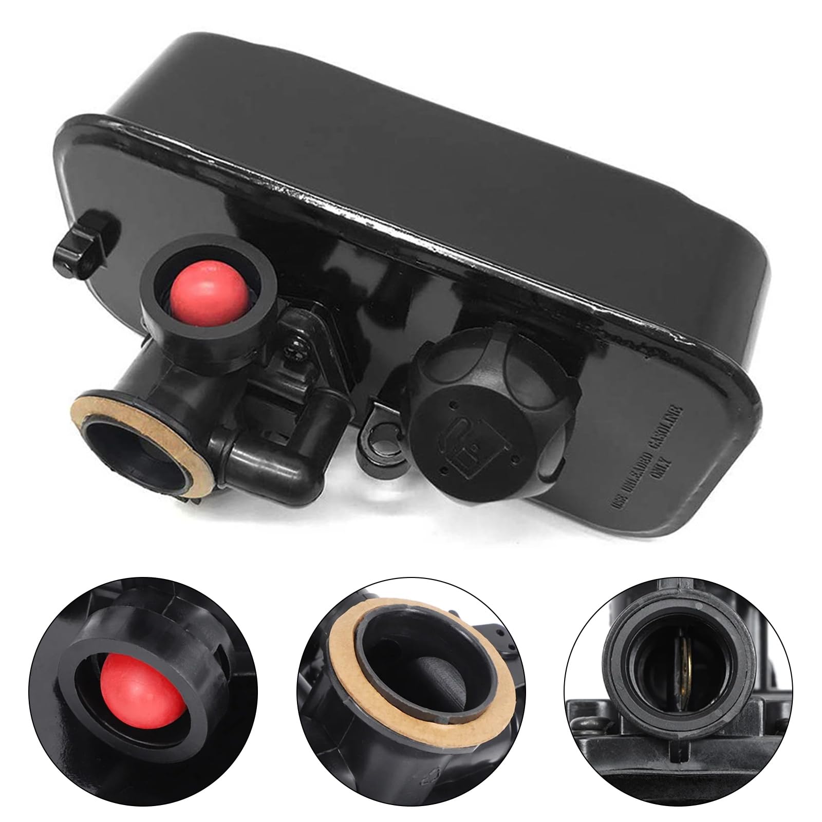 Serbatoio Carburante e Carburatore Compatibile con Briggs & Stratton 494406 497619 498809 498809A 795477 795469 794147 699660 794161 498811