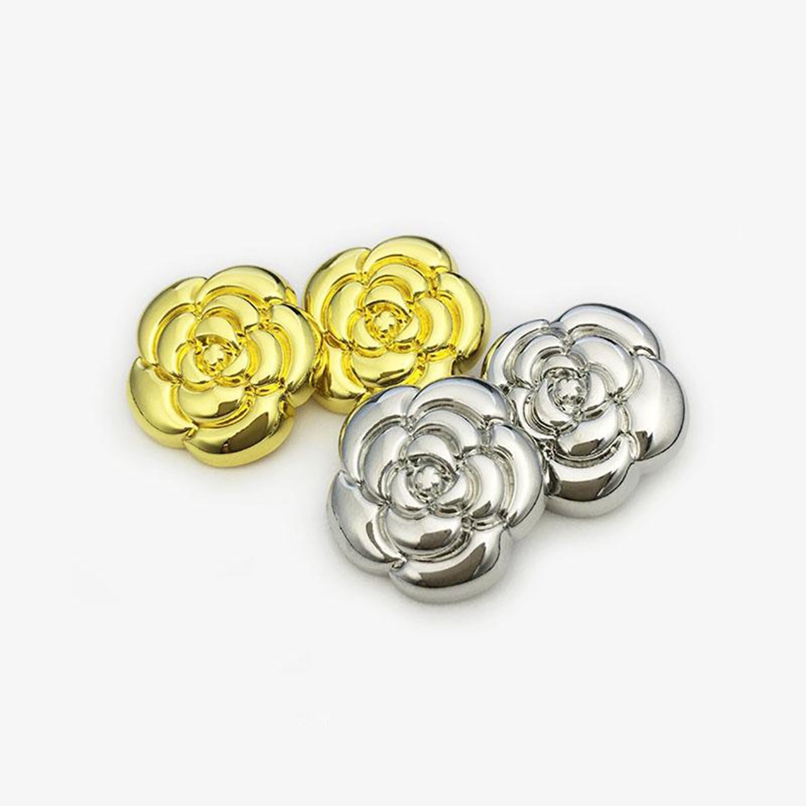 Sprankelende Crystal Bloemen Schacht Knopen 5 Stks Koreaanse