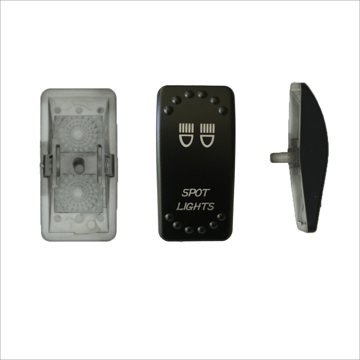 Apollointech Removable Rocker Switch Cover with Label " Spot Lights " Fits Most of Popular Rocker Switch