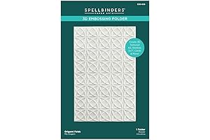 SPELLBINDERS PAPERCRAFTS INC 3D Embossing Folder, Origami Opaque