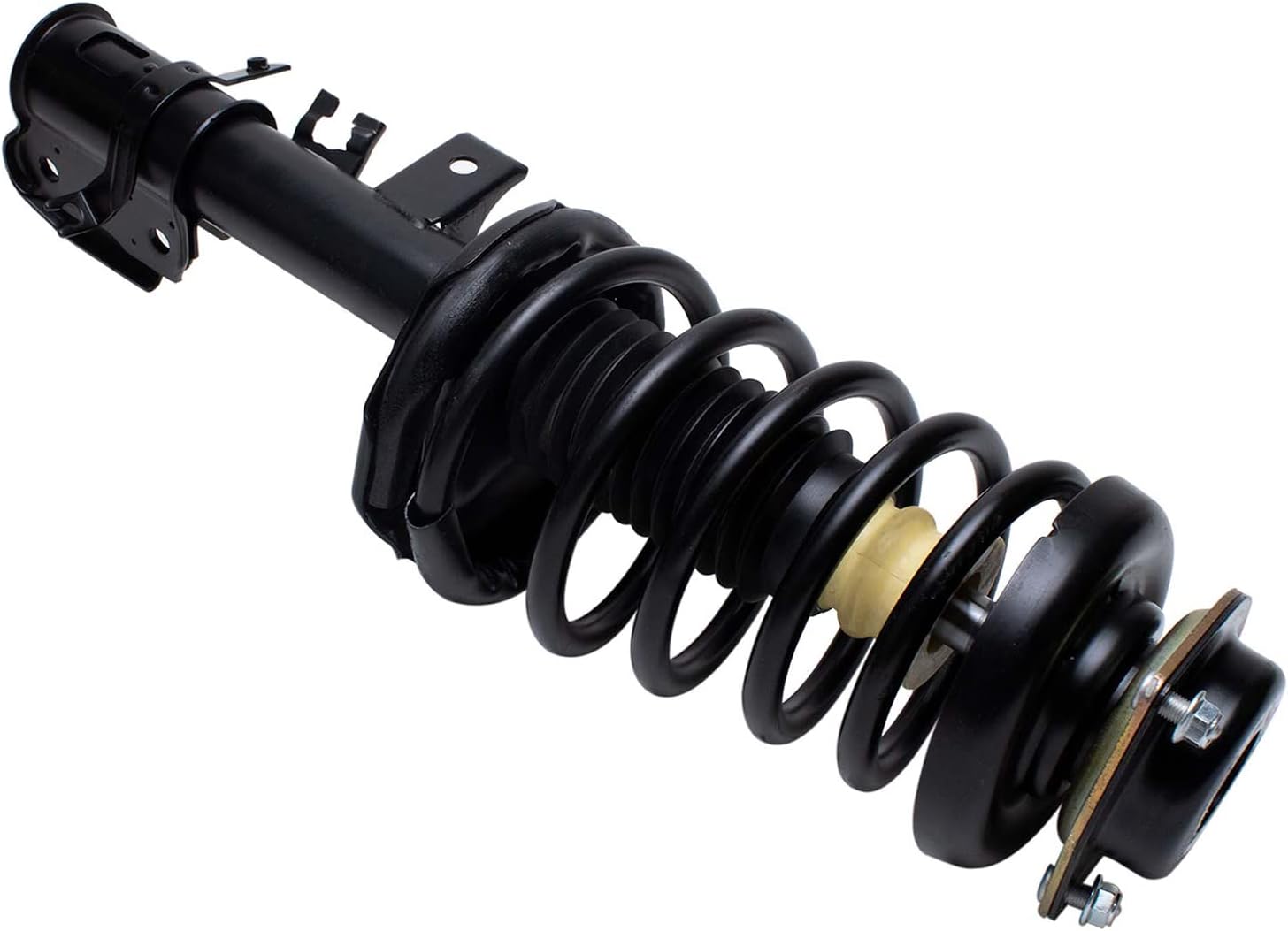 Detroit Axle - Front Left Strut for 97-99 Nissan Pathfinder Infiniti QX4, Driver Side Strut w/Coil Spring Assembly 1997 1998 1999 Replacement Suspension