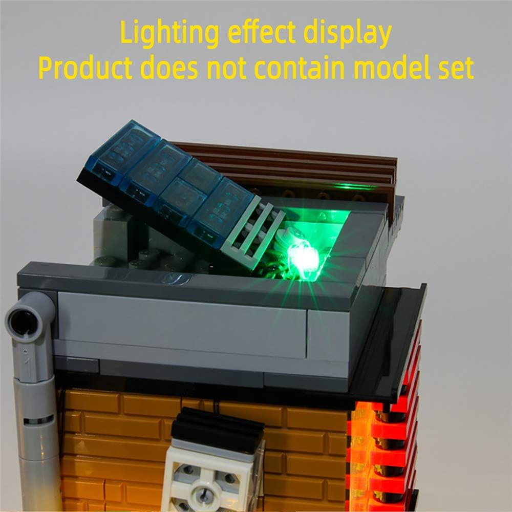 GEAMENT LED Light Kit for Townhouse Pet Shop & Café - Compatible with Lego Creator 3 in 1 31097 Building Set (Model Set Not Included)