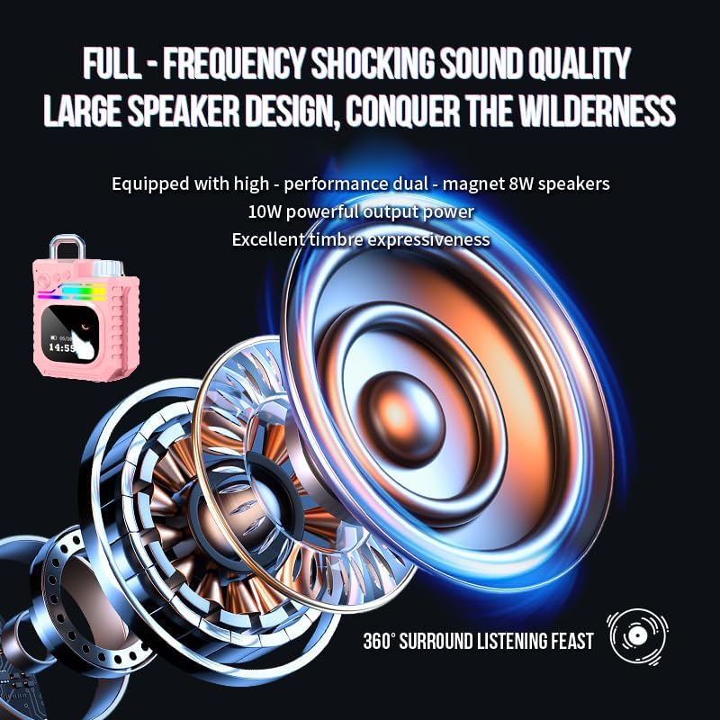 Miniatura 8 de Mini altavoz Bluetooth multifuncional a todo color