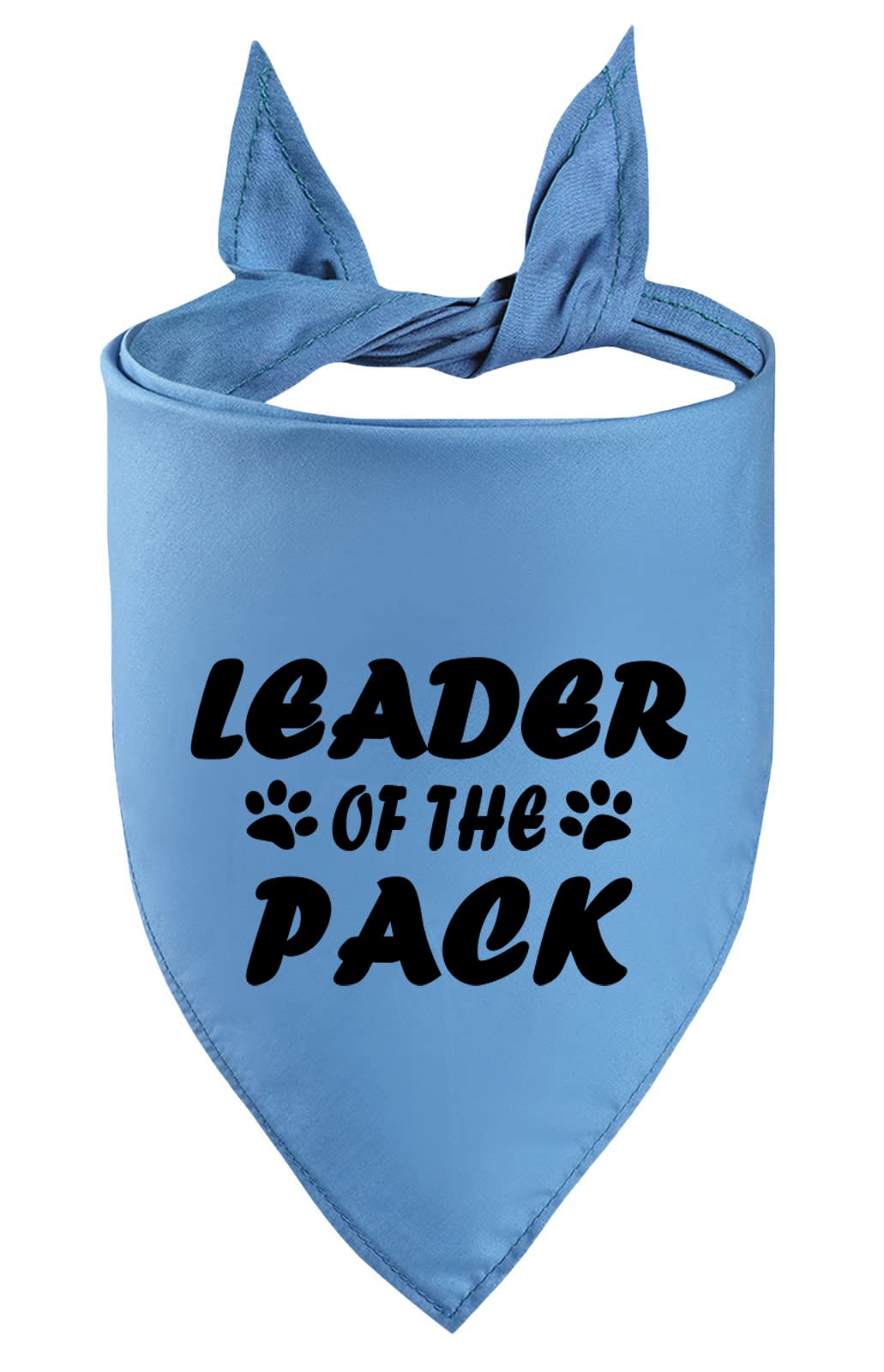 Petitebelle Leader Of The Pack Pet Bandana (Blue, Medium)