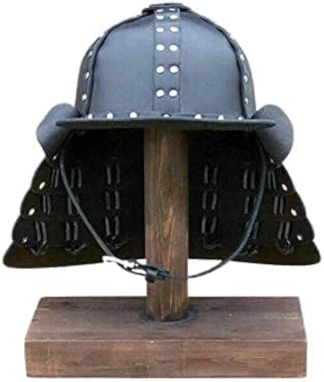 REDSKY TRADERLeather Samurai Armor | Medieval Viking Cosplay Armor | Leather Knight Armor |Steampunk Fantasy Unisex Viking Armor (Black Armor Helmet)