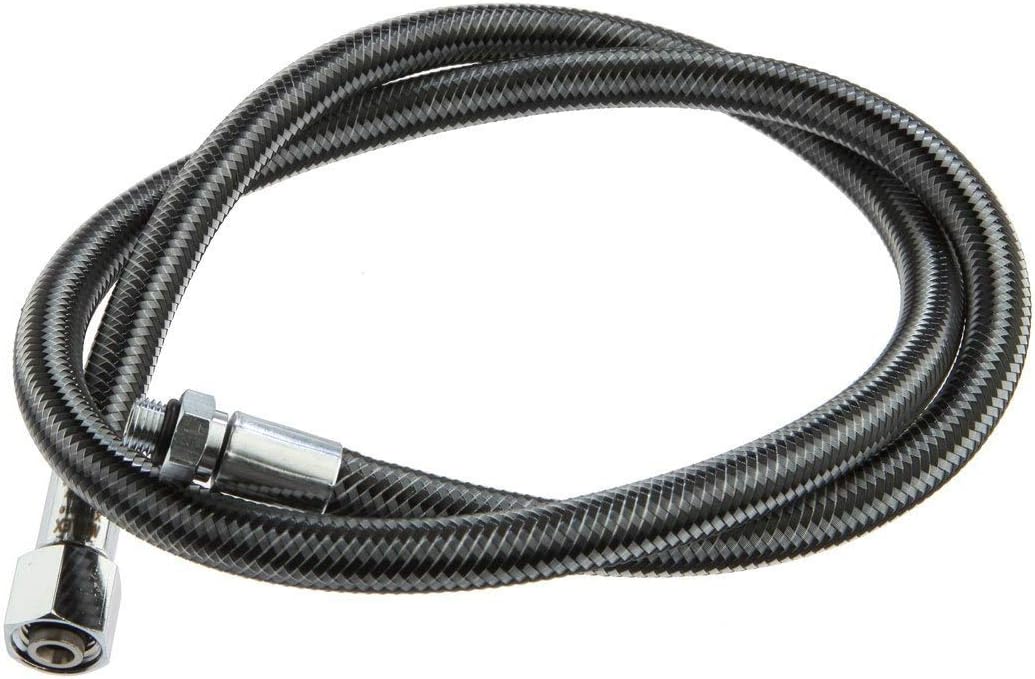 Regulator Hose - Carbon Black 56 cm - standard 3/8" UNF Connection