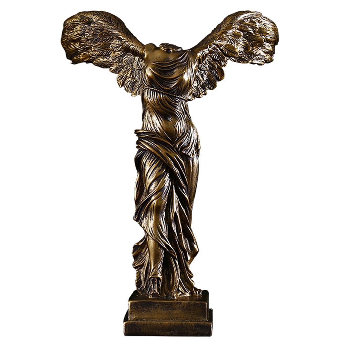 PIGPIGFLY Victory of Samothrace Statue,Angel sin Cabeza,Figuras Decorativas,Decoraciones de Oficina,Sala de Estar Decorativa Moderna para Poner,Escultura Abstracta Poliresina,Idea de Regalo
