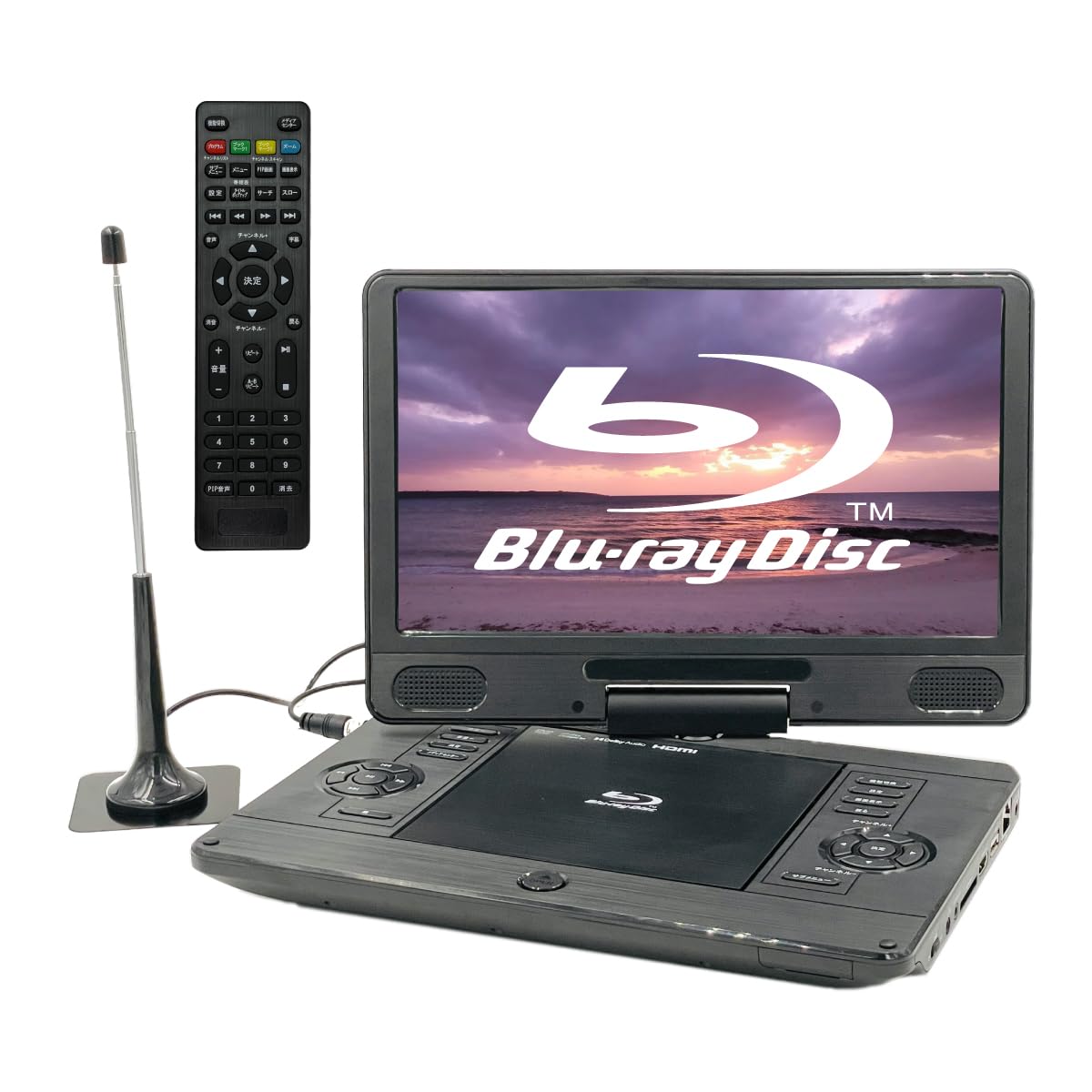 Amazon | 11.6インチ ポータブルブルーレイプレーヤー BD DVD - プレーヤー 