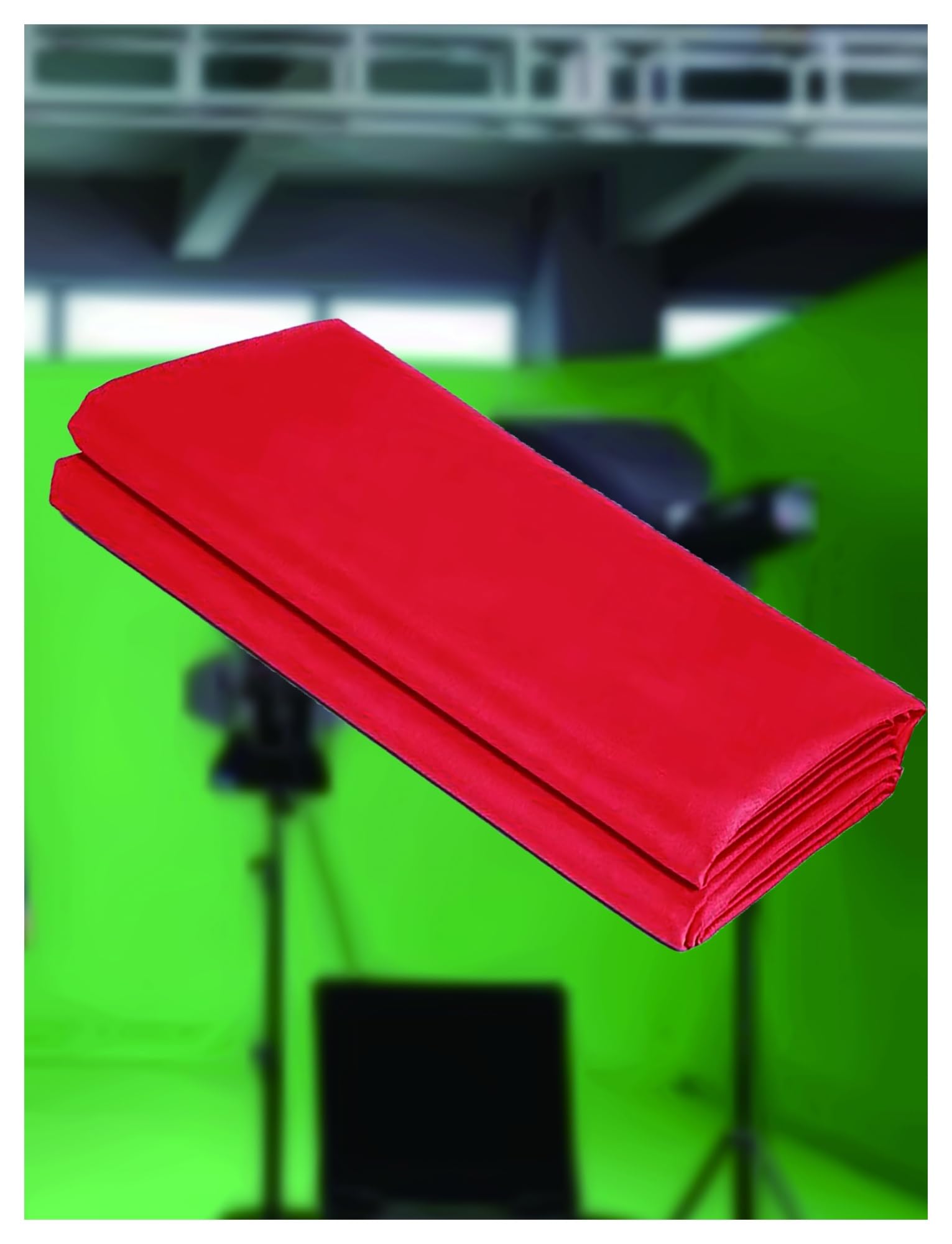 Tła fotograficzne, Składane tło do fotografii i streamingu, wielokolorowe, różne rozmiary(Red,320cmx100cm)