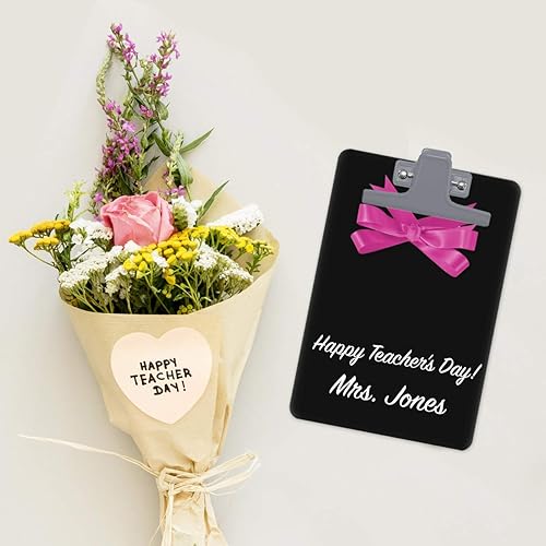 Miniatura 7 de Acrimet Portapapeles Memo tamaño A5 (9 14 "x 6 13") Clip de metal premium (plástico) (color negro) (paquete de 6)