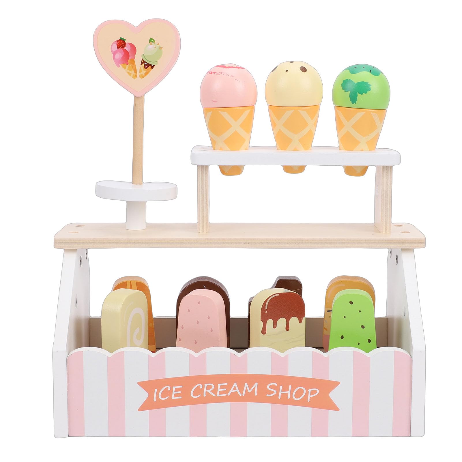 Strumento Educativo per Potenziare L'immaginazione del Giocattolo del Bancone del Gelato per lo Sviluppo Cognitivo dei Bambini