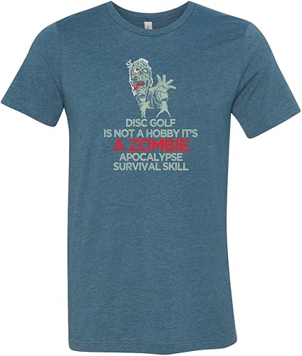 Miniatura 2 de Disc Golf is Not a Hobby It's a Zombie Apocalypse Survival Skill Shirt, Halloween Party Shirt, Spooky Halloween Shirt, Disc Golf Tee