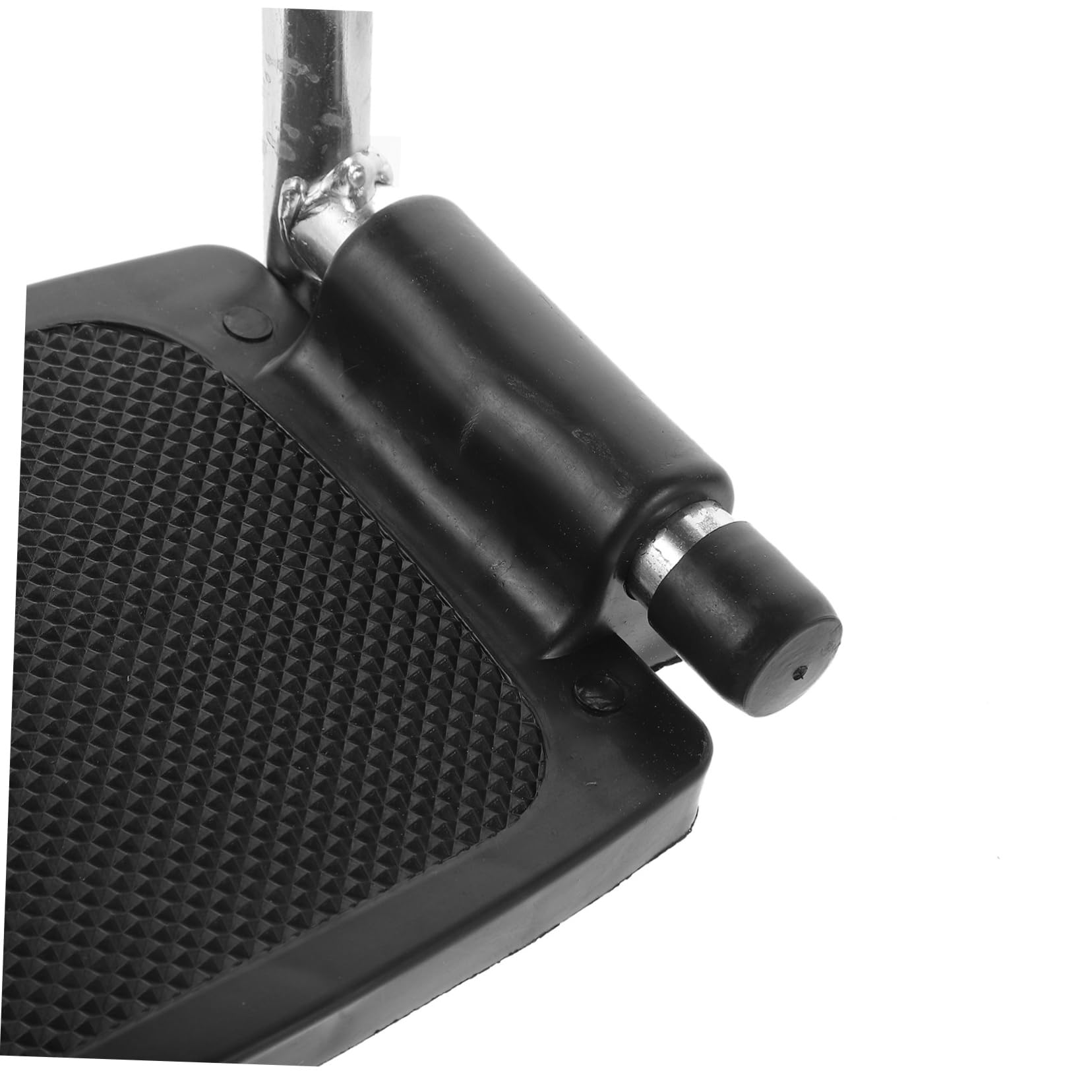 CALLARON Reposapiés para Silla de Ruedas 1 Par, Pedales Elevadores con Poste, Plástico Negro, Protección Antideslizante, Adaptación