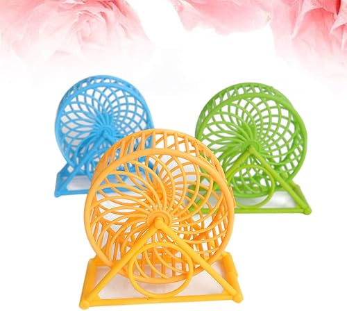 Miniatura 7 de balacoo Rueda de ejercicio de jerbo para mascotas, rueda de juguete para ratas, rueda de ejercicio para mascotas, rueda de correr para mascotas,