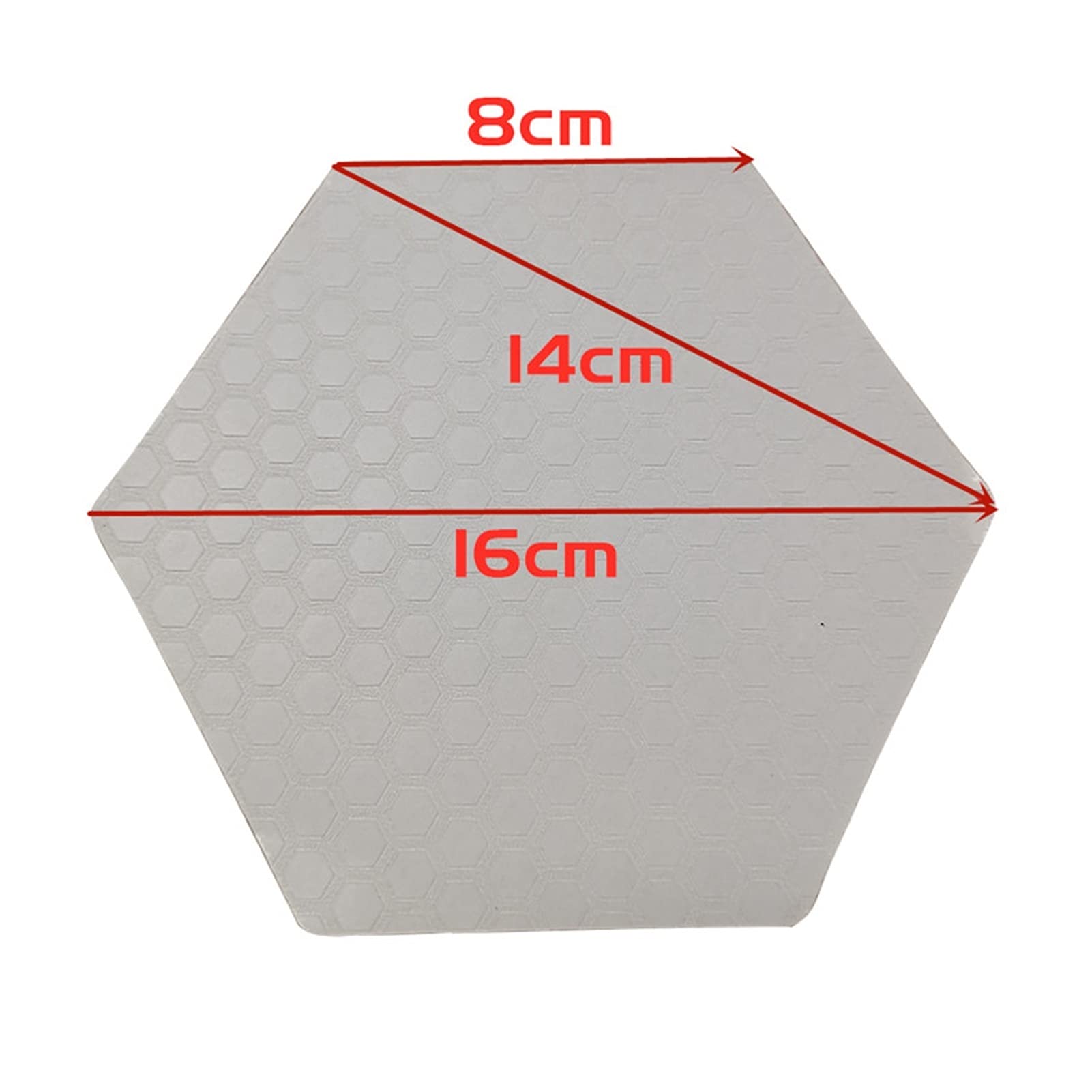 Surf Pad Rubber Hexagon Honeycomb Surfboard Deck Traction Pad 10 Sheets A Box Surf Mat Surfboard Accessories