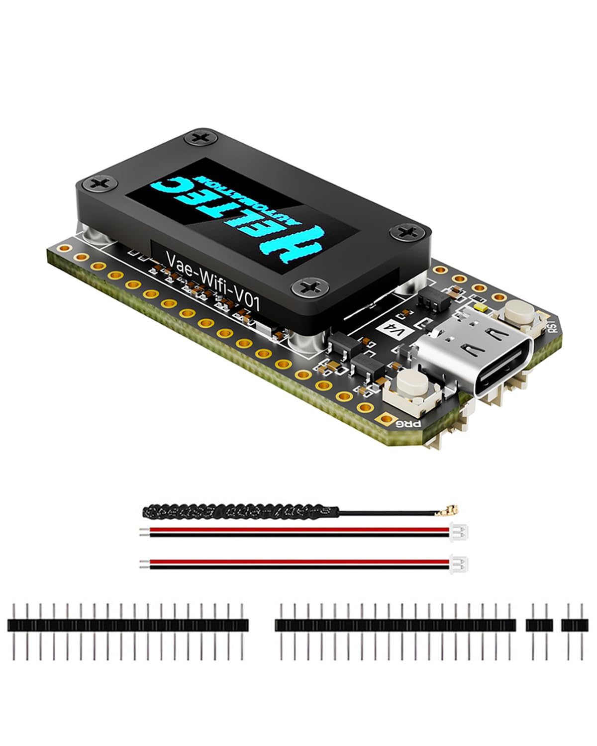 Meshtastic LoRa V4 Dev Board - ESP32S3 SX1262 WiFi Bluetooth | 28dBm, 2MB PSRAM 16MB Flash, Supports GPS & Solar, 863~928MHz, OLED Display, Meshcore LoRaWAN Compatible, for Arduino IOT