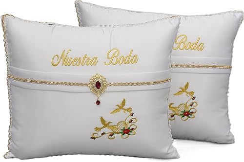 Miniatura 2 de A&amp;C Quinceañeras and More Wedding accessories Pillow set, Wedding Album Wedding Guest book Wedding Pillow Cojines de boda Personalized wedding