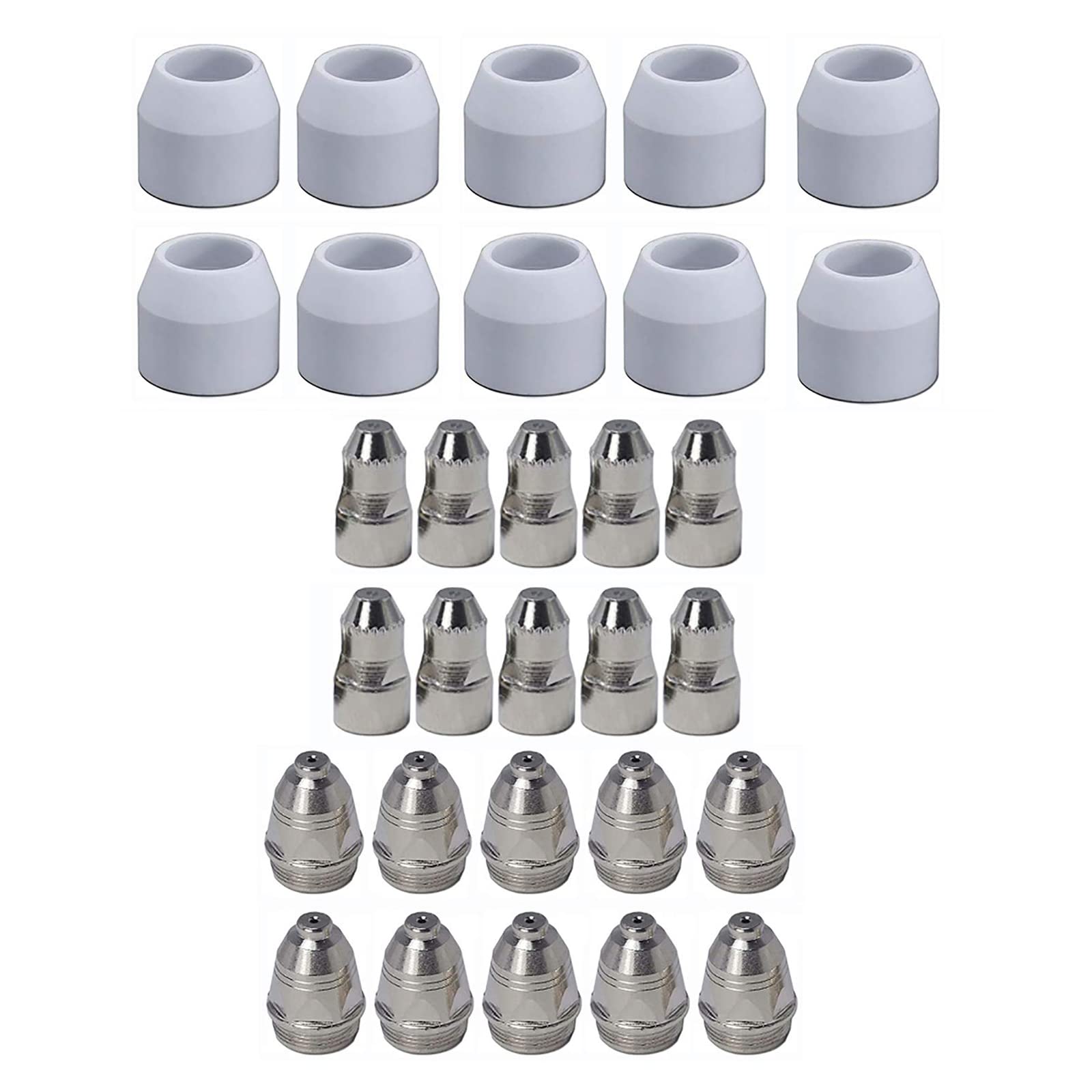 Consumibles para cortadora de plasma de alta resistencia térmica SUSEMSE P-80 de 50 piezas