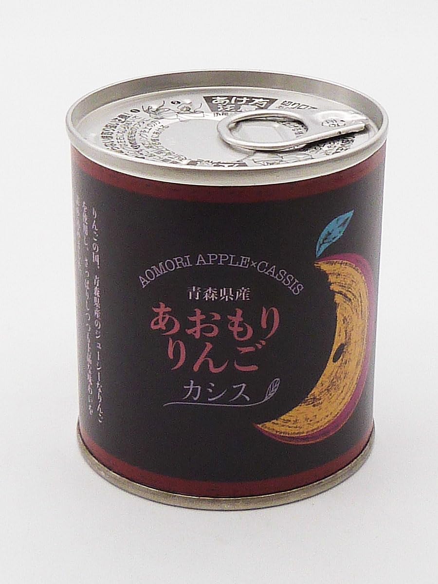 Amazon | あおなび あおもりりんご缶詰 カシス 215g缶 | あおなび