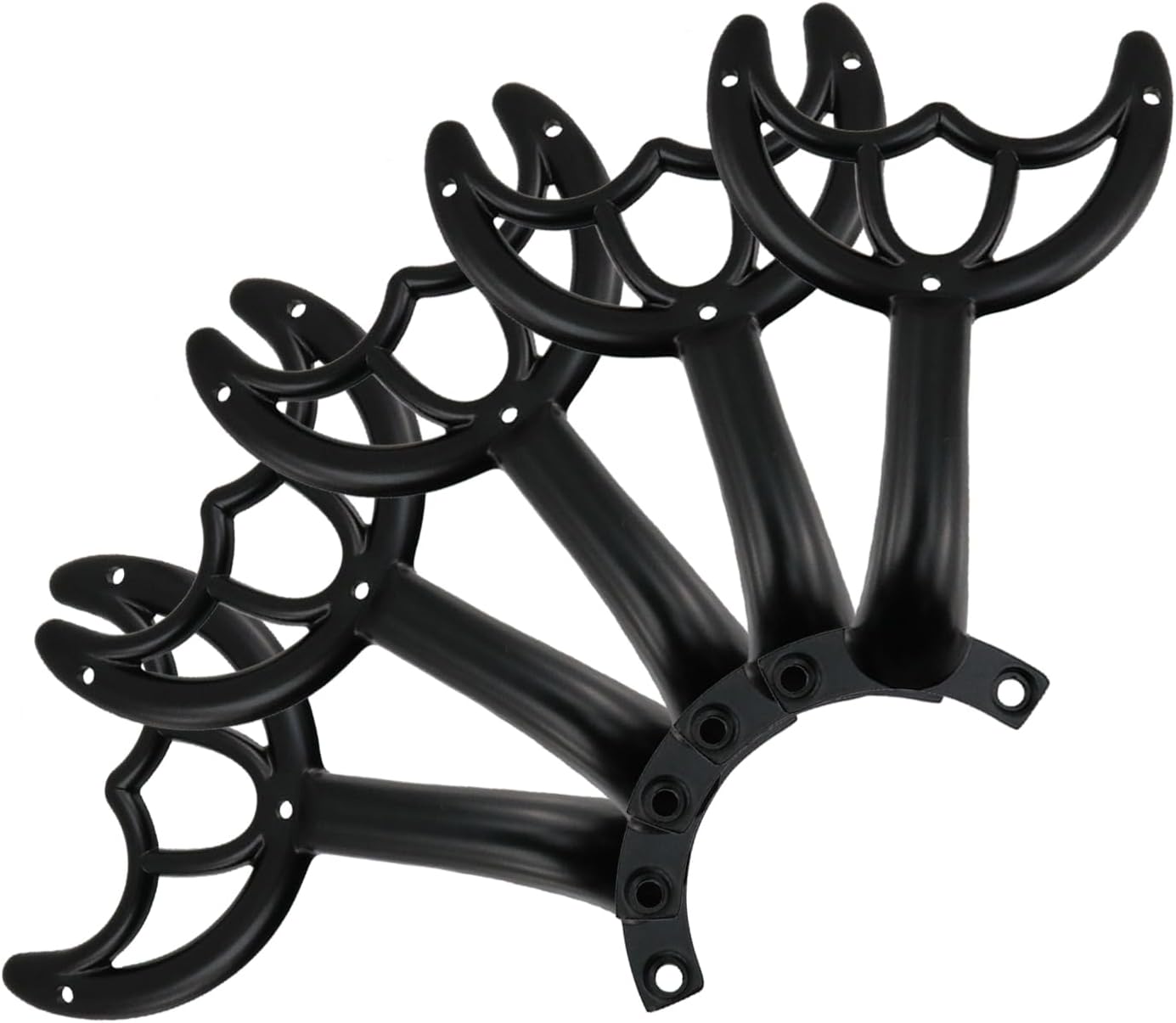 Antrader Ceiling Fan Blades Arms Replacement,52" Fan Blade Replacement Parts Mounting Bracket Kit for Repairing Easy Installation,Black,5Pcs