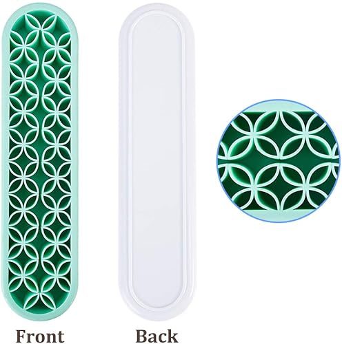 Miniatura 3 de GORGECRAFT Organizador de escritorio para coser de silicona, soporte para brochas de maquillaje, caja de almacenamiento de cosméticos, multiusos,