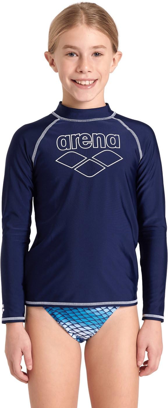 Arena Jungen Unisex Jr Arena Rash Vest L/S Graphic Shirt (1er Pack)