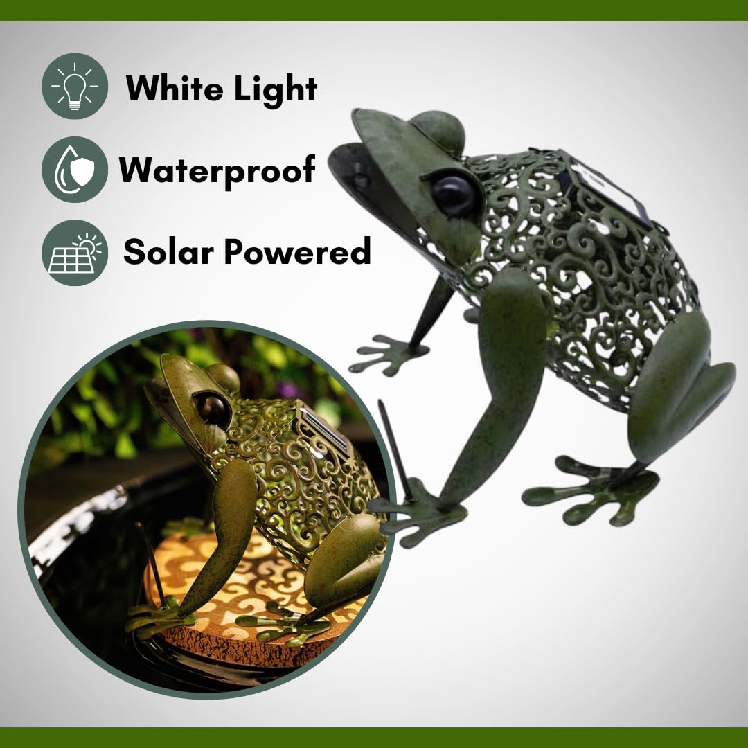 Garden Mile® Solarlampe Kupfer Bronze-Effekt Metall-Silhouette, Garten Tierskulpturen Farbwechselnde LED-Leuchten, atemberaubende vielseitige Gartendeko