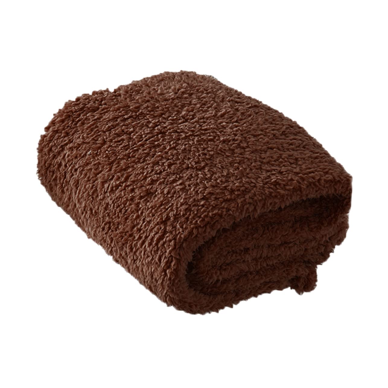 Tapis moelleux en peluche Toyvian café taille L pour le sommeil des chiens et chats
