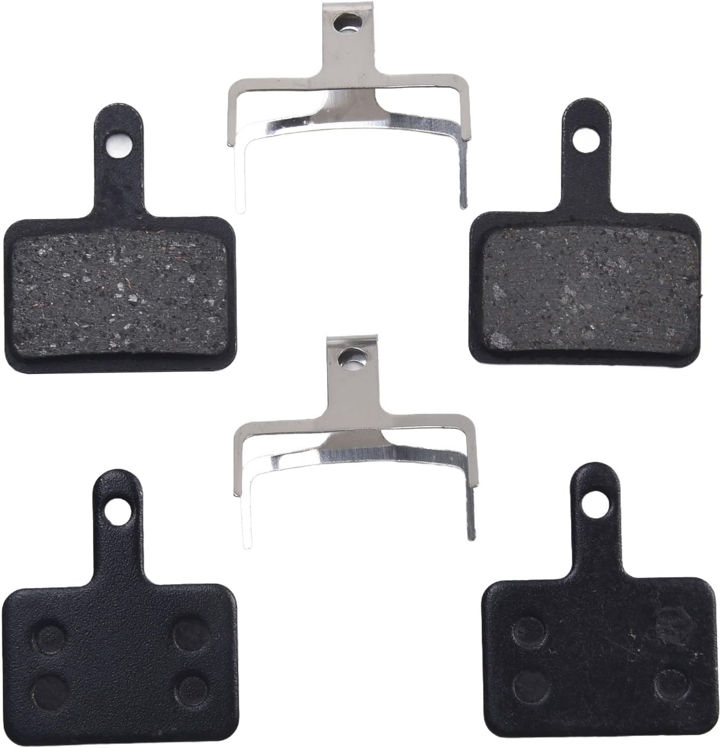 Zoom Hydraulic Brake Pads Set For Kaabo For Wolf 11/11+/King GT, For Mantis Pro/Mini 8/10 Dual For VSETT 10 Scooters With Full Hydraulic Zoom Brake Systems, 4 Pieces Resin Material