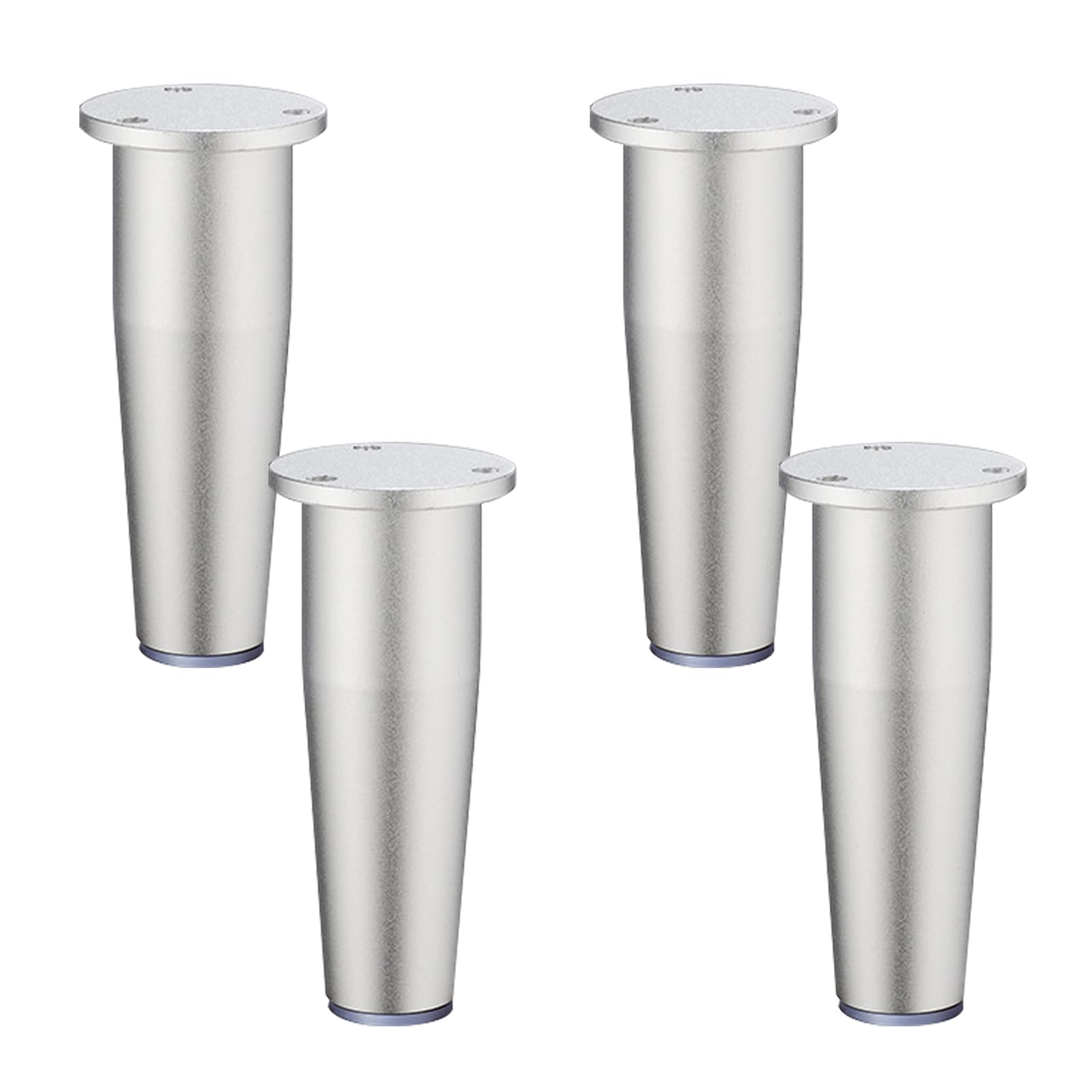 Pieds de table réglables 8cm aluminium pour meuble armoire et canapé