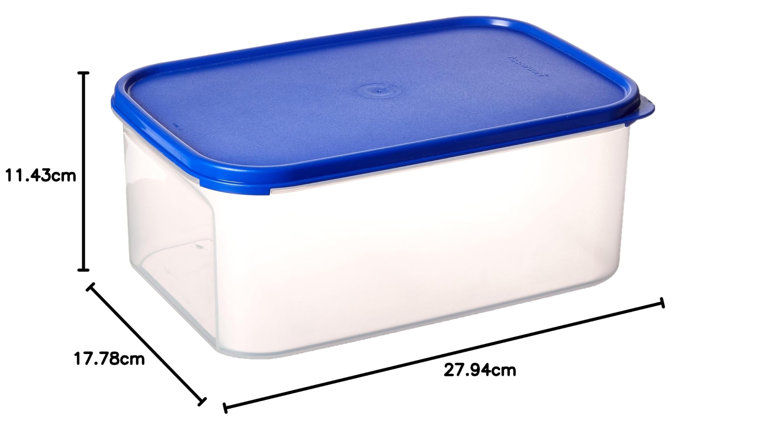 Amazon｜Tupperware Modular Mates長方形# 2 Brilliantブルー｜保存