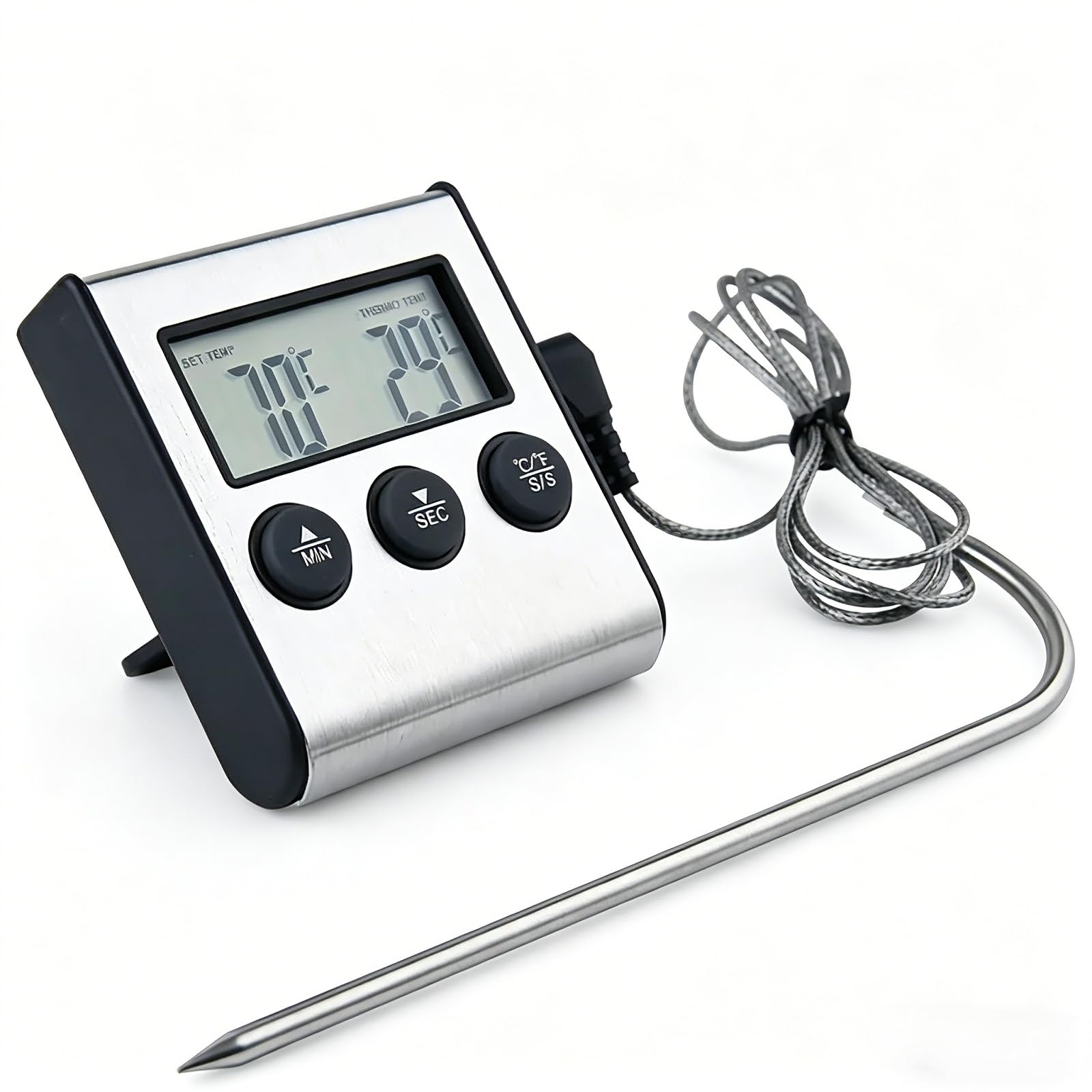 thermomètre viande numérique sonde inox