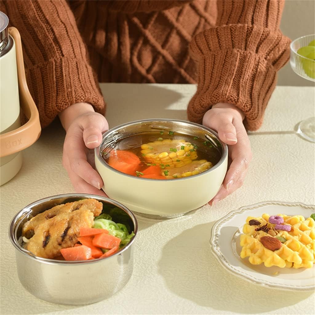 Stainless steel lunch box, insulated lifting pot, constant temperature rice barrel, electric lunch box