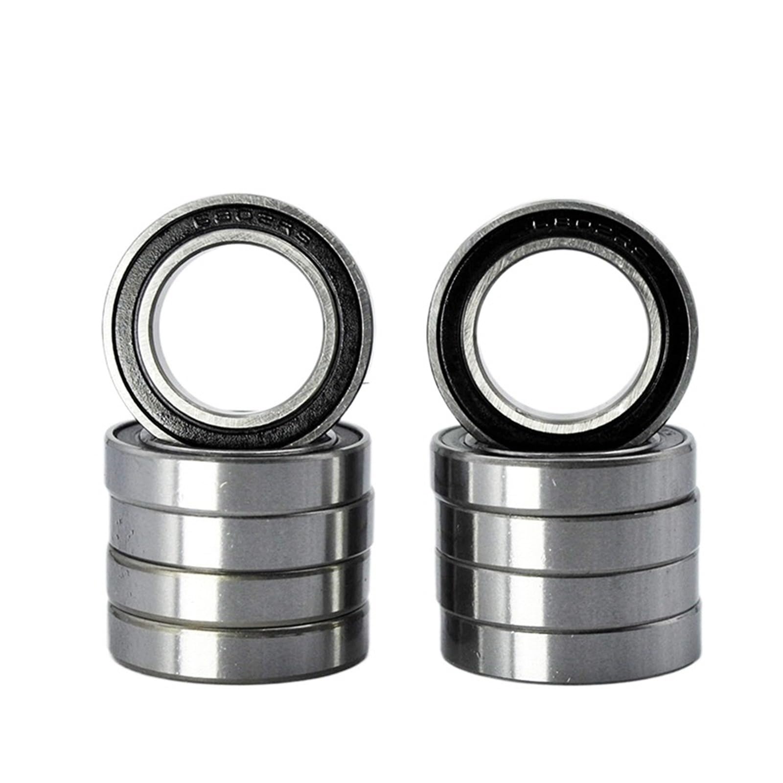 Rodamientos de bolas 6802 2RS ZZ de 15 mm de acero cromado para bicicletas 8