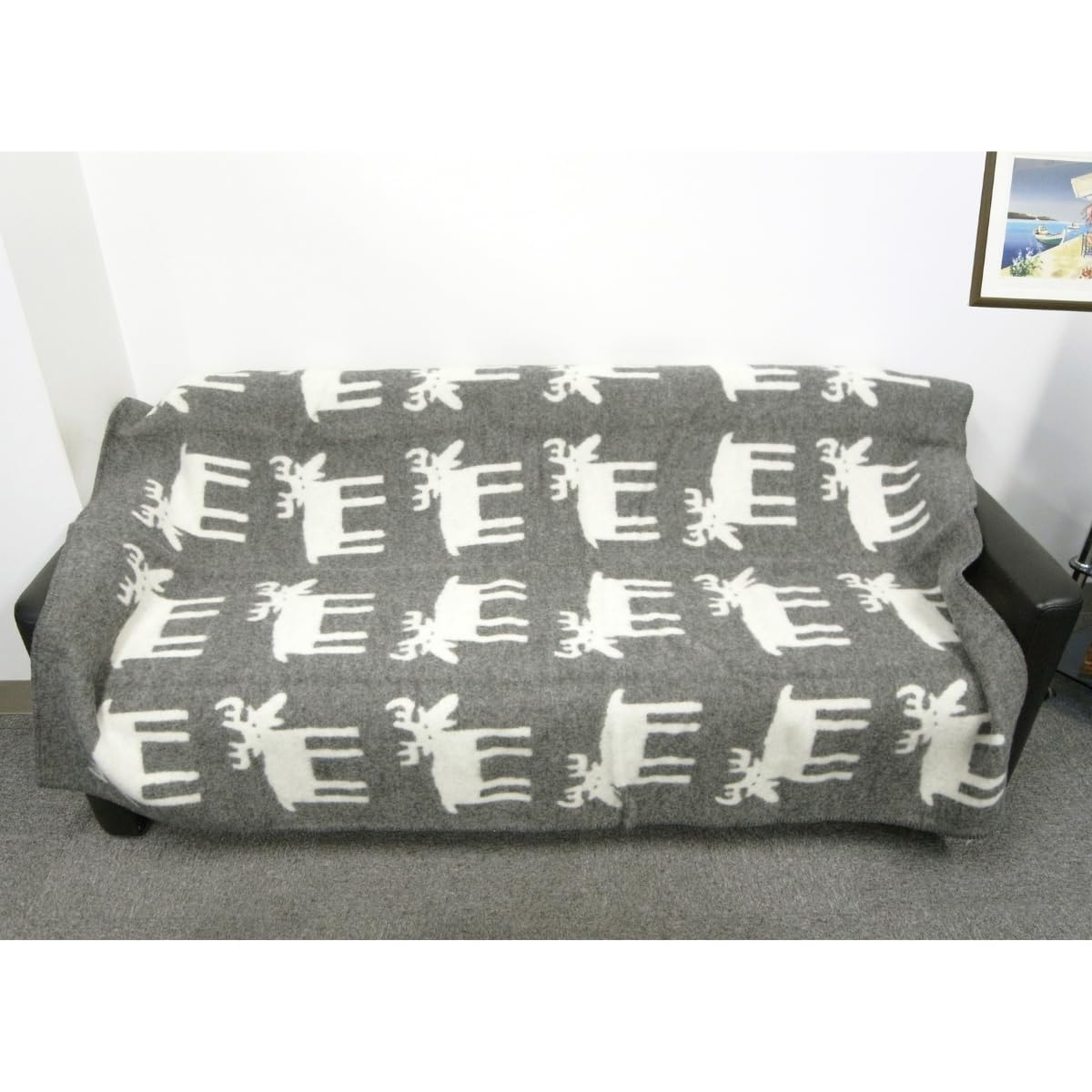 Amazon｜クリッパン ウールブランケット 130×180 ムース【グレー220608