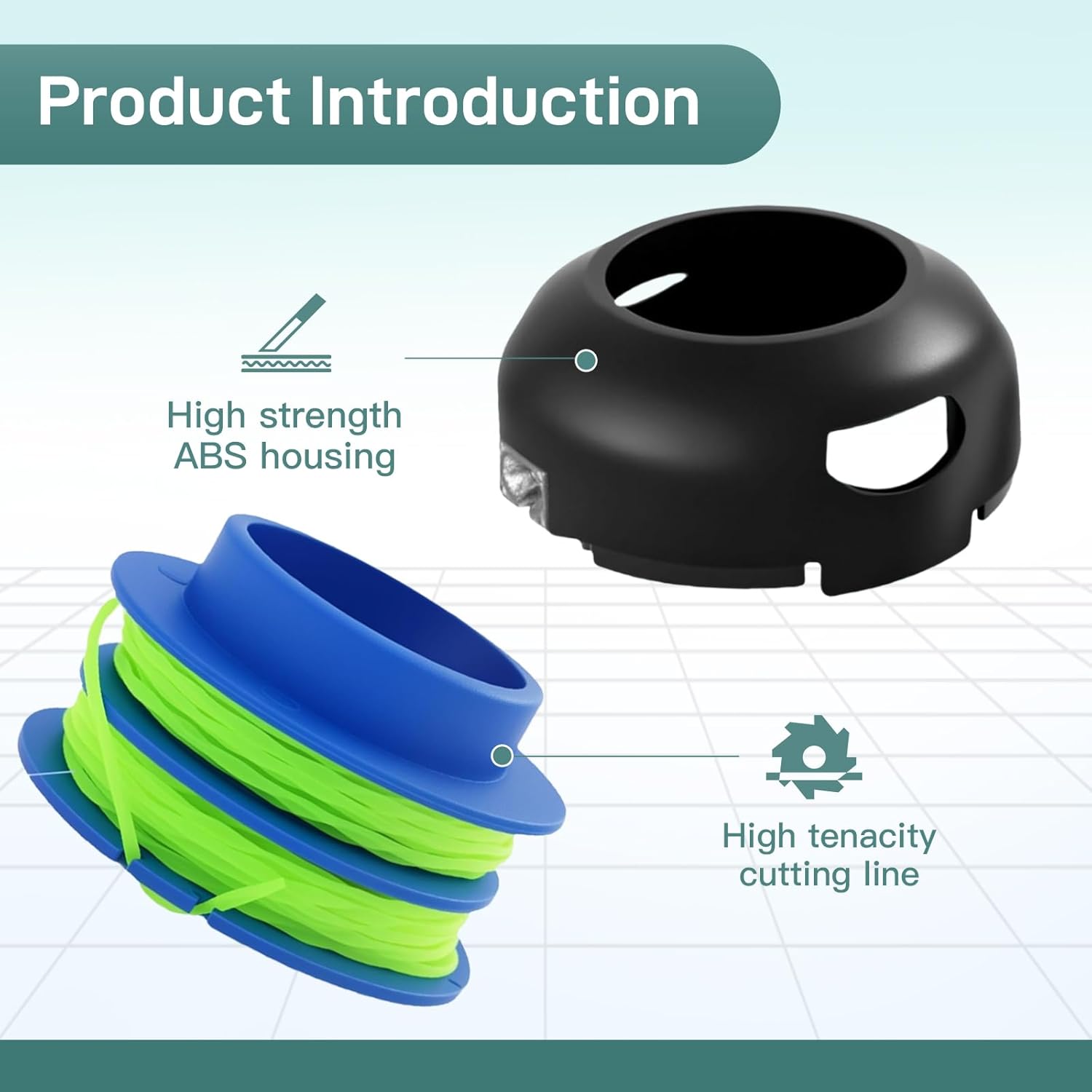 KLS 124-03 KST 2224B-03 Replacement Trimmer Head Bump Knob Accessory Compatible with Kobalt 24 Volt KST 1124B-03,KST 4024A-03,KST 4024AB-03,KST 2024A-03 String Trimmer
