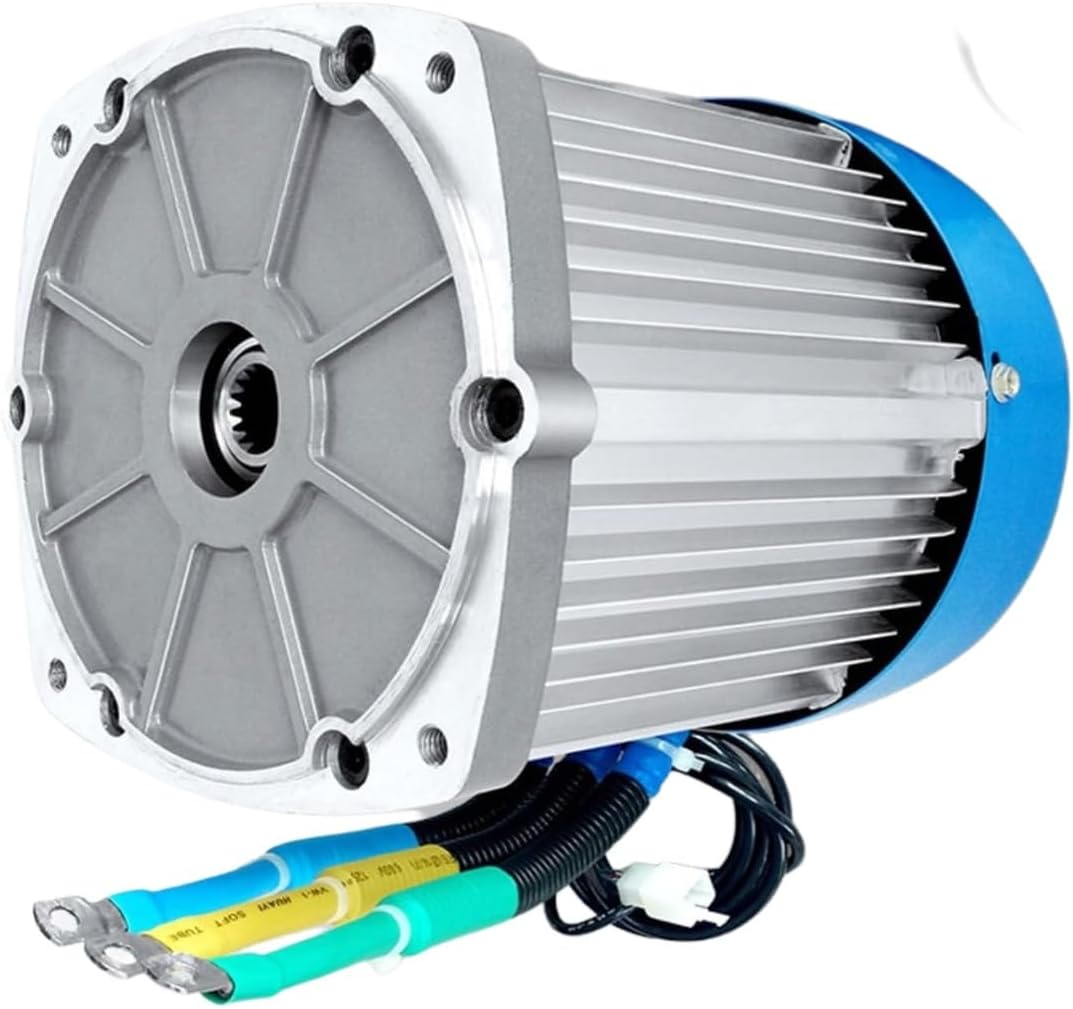 1500W High-Power Electric Tricycle Motor, 60V 72V Brushless Motors for Home Industrial Use(72V)