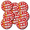 19th Birthday Badge – 76mm So Happy I’m 19 Today Pin Badge Button Funny Rude Birthday Gift for Adults #1