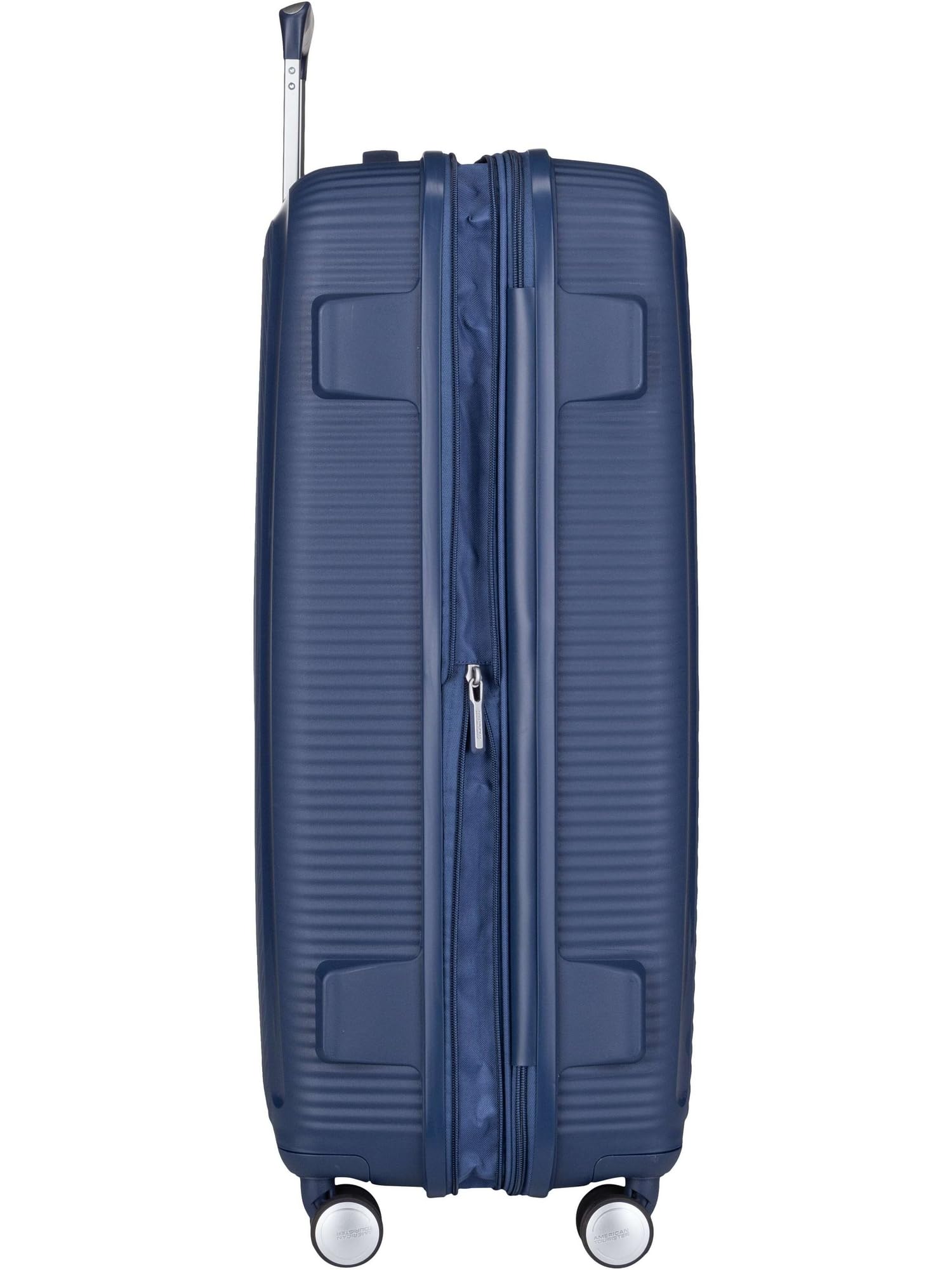 American Tourister Soundbox - Trolley L Espandibile Valigia, 77 cm, 97/110 L, Blu (Midnight Navy)