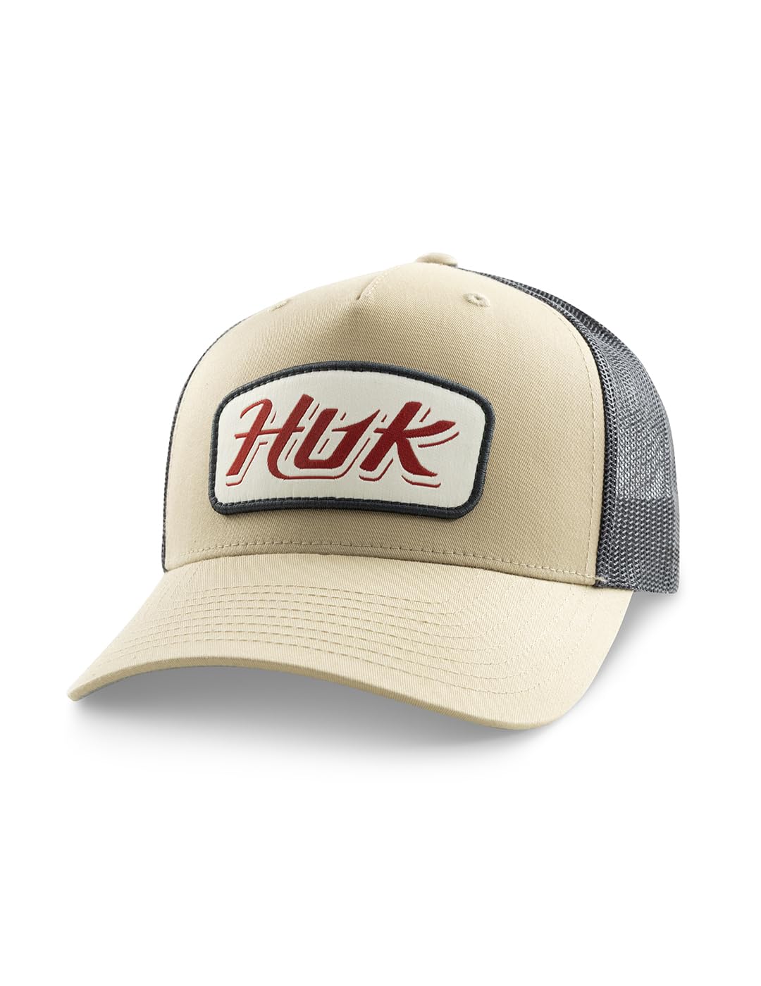 HUK Mens Standard Trucker Anti-Glare Snapback Fishing Hat Braid