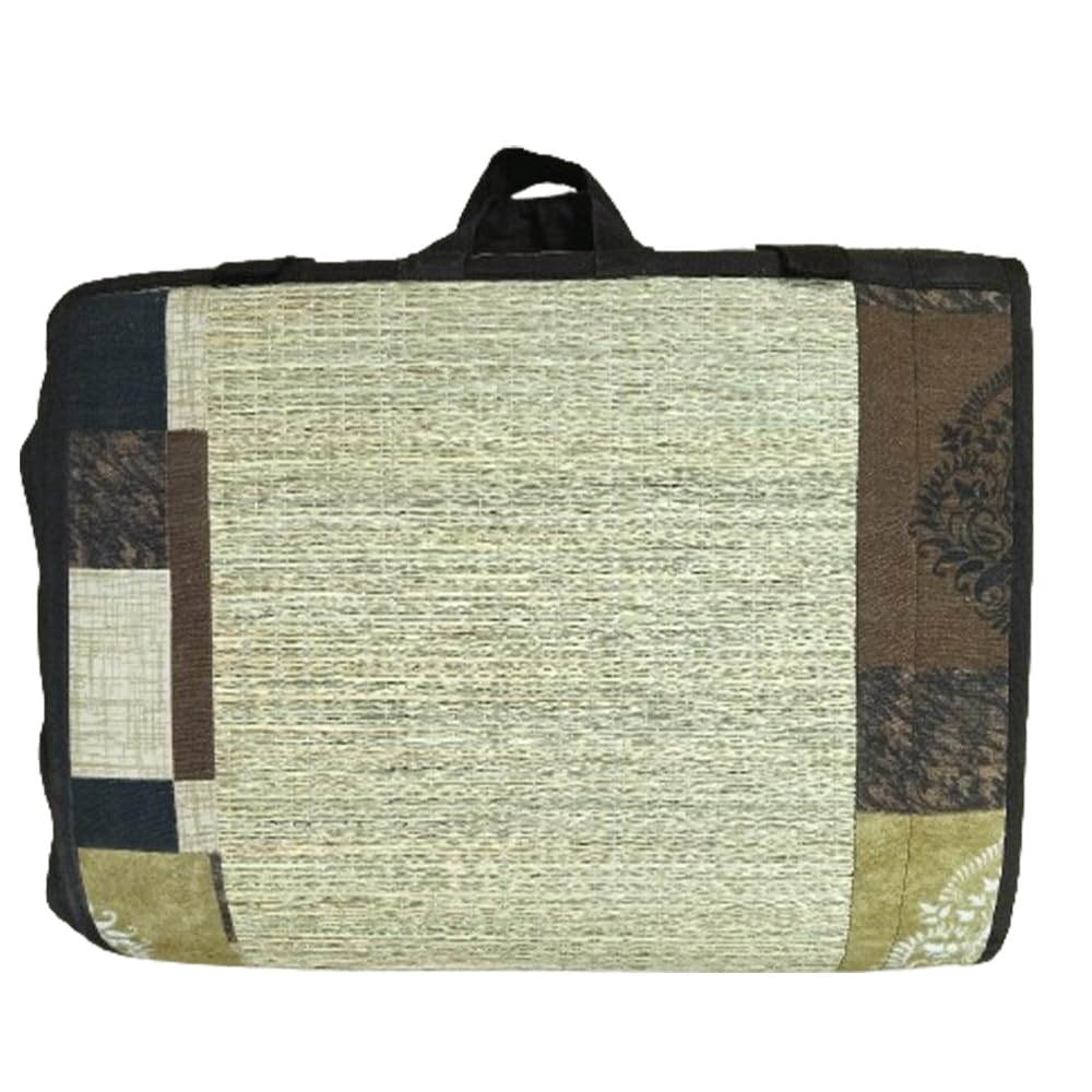 Yogafit Cushion Cotton Foldable Mat Korai Grass Mat Bed for yoga/picnic/meditation/beach handmade grass mat (4X6 ft) (Brown) (B0CQ28SS5Z) Amazon Price History, Amazon Price Tracker