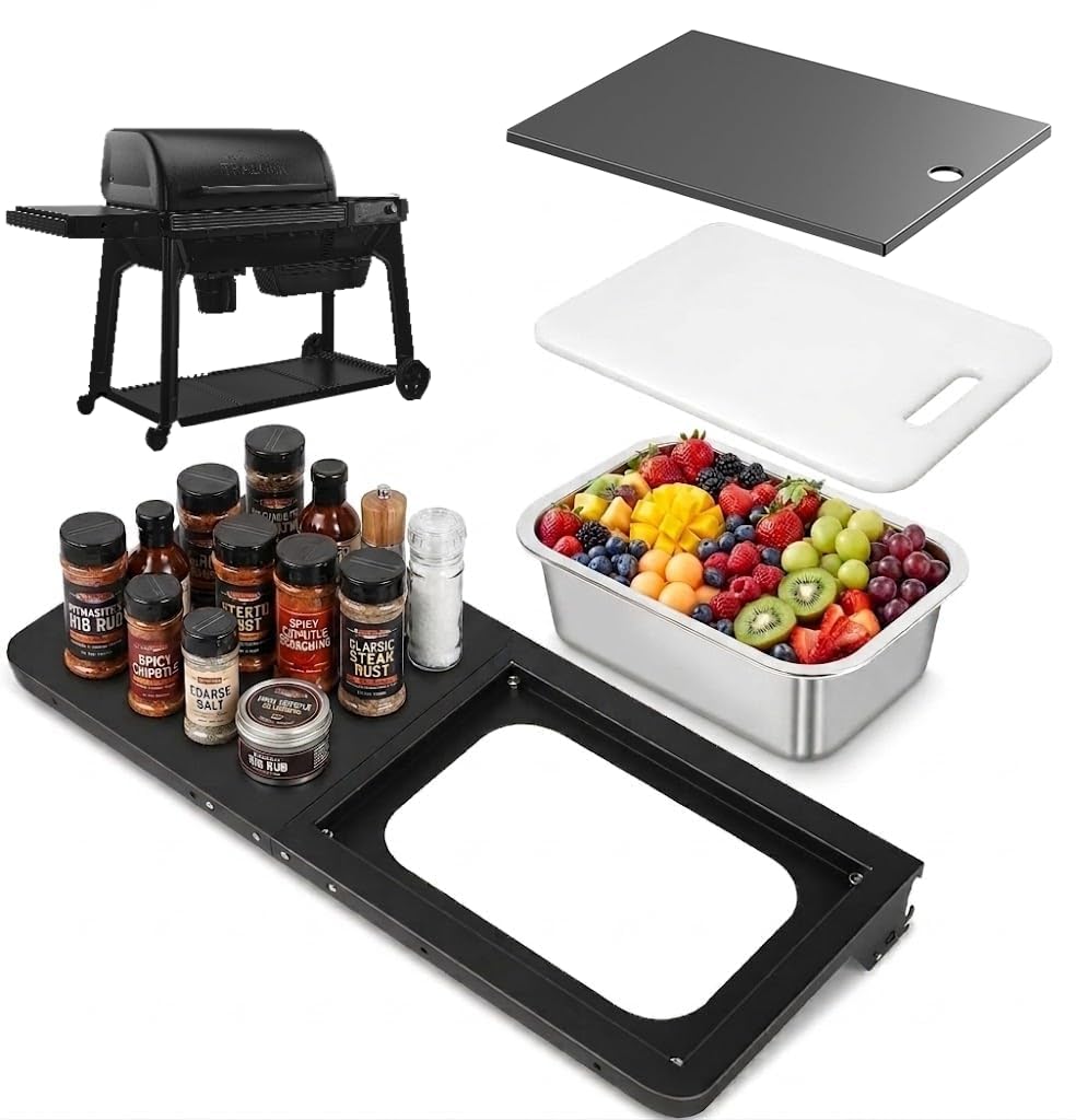 Foldable Front Shelf for Traeger Woodridge Pro/Pro Plus/Elite/Ironwood