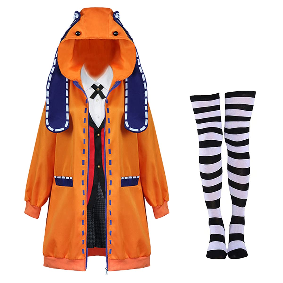 Buy Rickem Kakegurui Cosplay Kid Girls Yumeko Jabami Yomoduki Runa Costume School Uniforms