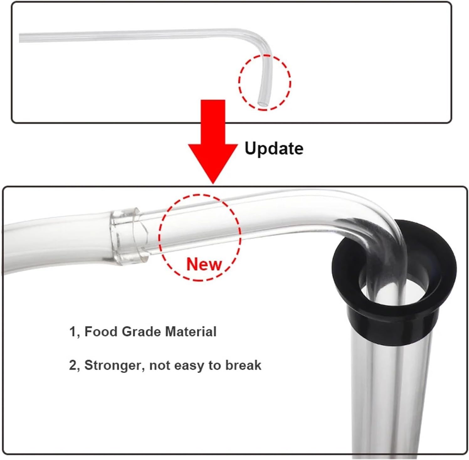 Home & Brewing Homebrew Auto Siphon Racking Cane,33cm Spring Filler,45cm Filling Tools with Tubing & Clamp for Beer Wine Bucket Carboy Bottle Brewing Accessories