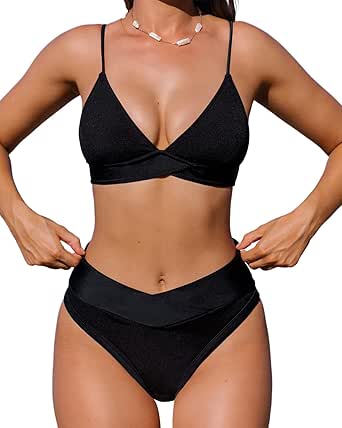Popvil | Swim | Popvil Set Of 3 Bikini Set Lot Swimsuit Nwt Size Large Neon Bright