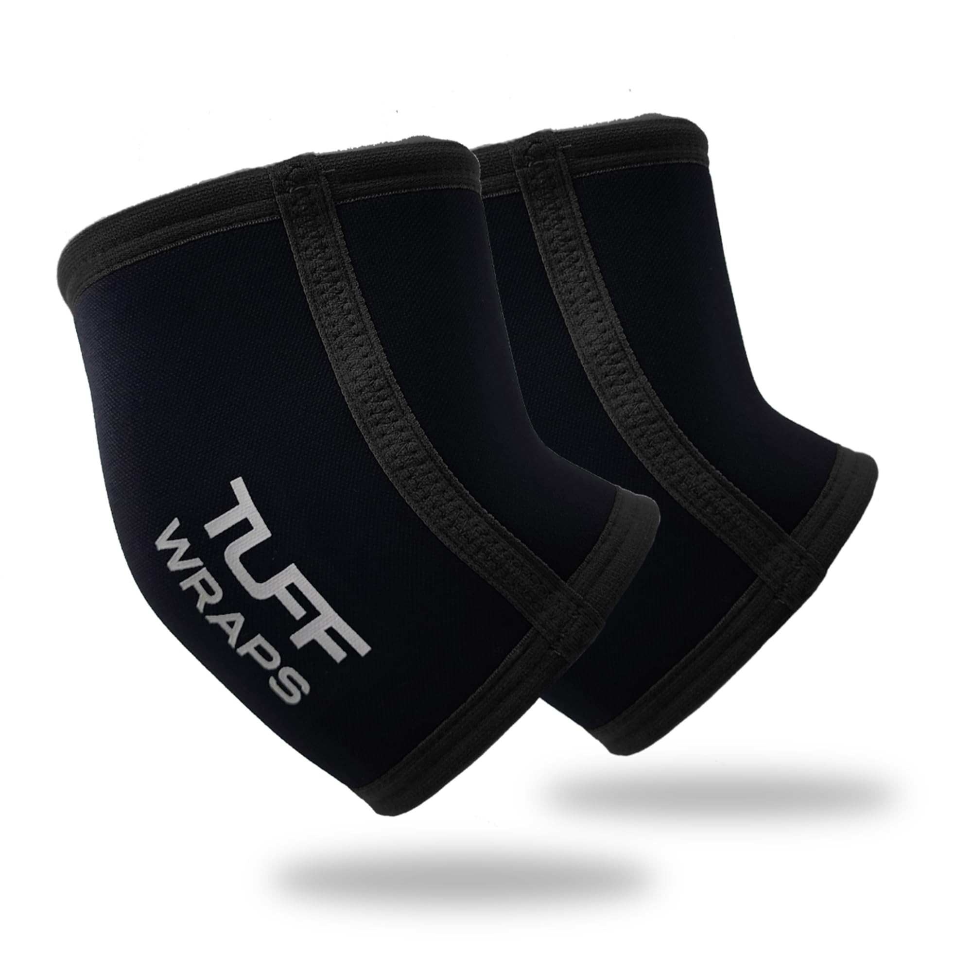 TUFF Elbow Sleeves (1 Pair) – 5mm Neoprene Elbow Brace for Weightlifting, Powerlifting & Bench Press | Compression & Joint Support for Strength