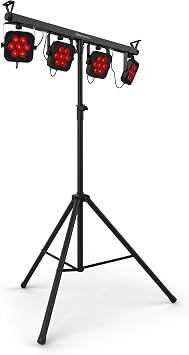CHAUVET DJ CHDDJ LED Lighting, Black 4BARHEXILS